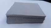 Flanela Microfibra Cinza 13x13cm - Pacote c/ 100 unid