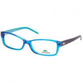Armação Óculos de Grau Lacoste L2603 Azul Piscina Translucido Feminino