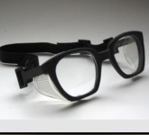 Óculos de segurança para graduar proteção total em tela de borracha * HASTE DE ELÁSTICO*
