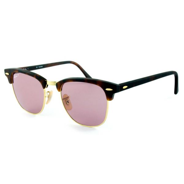 Ray-Ban RB3016 1145/15 51 Polarizado Clubmaster Médio - Óculos de Sol