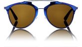 Dior Refletida Óculos de sol-detalhe azul lente marrom