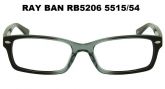 RAY BAN RB5206 5515/54 Cinza Transparente/Preto