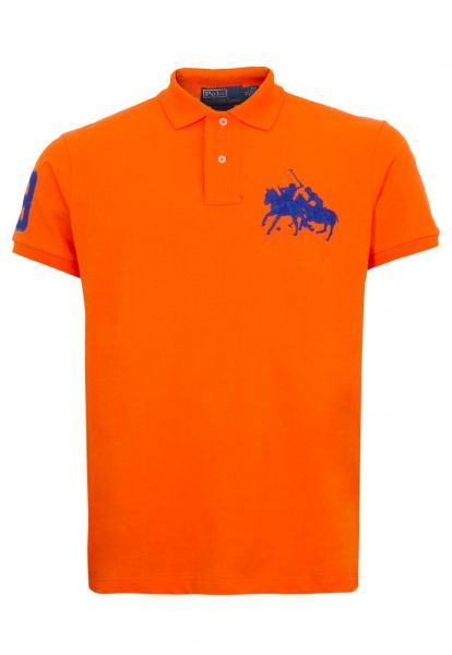 Camisa Polo Ralph Lauren Dual Match Laranja