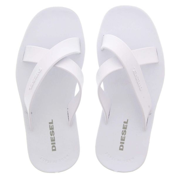 Chinelo Diesel Wash Branco