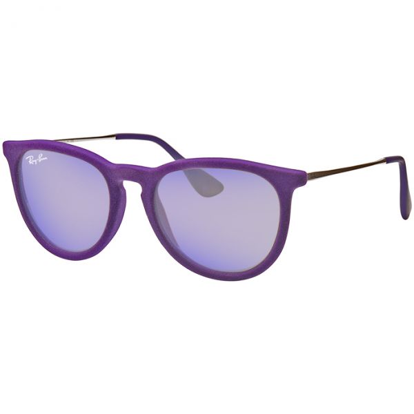 Óculos Ray Ban RB4171 de Veludo Erika Roxo Espelhado