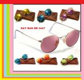 RAY BAN ROUND METAL RB3447/50 ESPELHADO