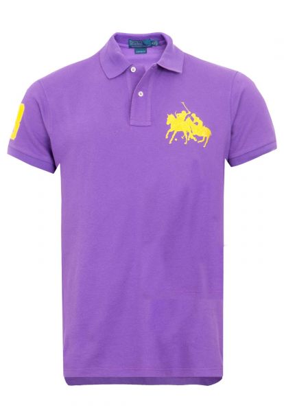 Camisa Polo Ralph Lauren Dual Mach Roxa