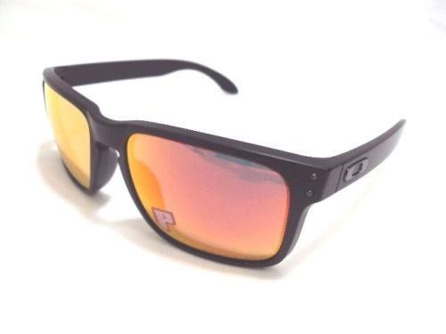 Oakley Holbrook Matte Black Ruby Iridium Polarized