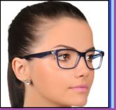 Óculos de Grau Feminino Vogue Azul Cristal VO2787 Acetato Médio