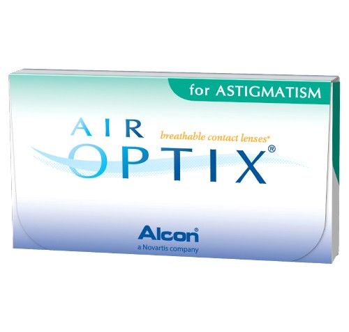 AIR OPTIX PARA ASTIGMATISMO CAIXA COM 6 LENTES  3 PARES DO MESMO GRAU