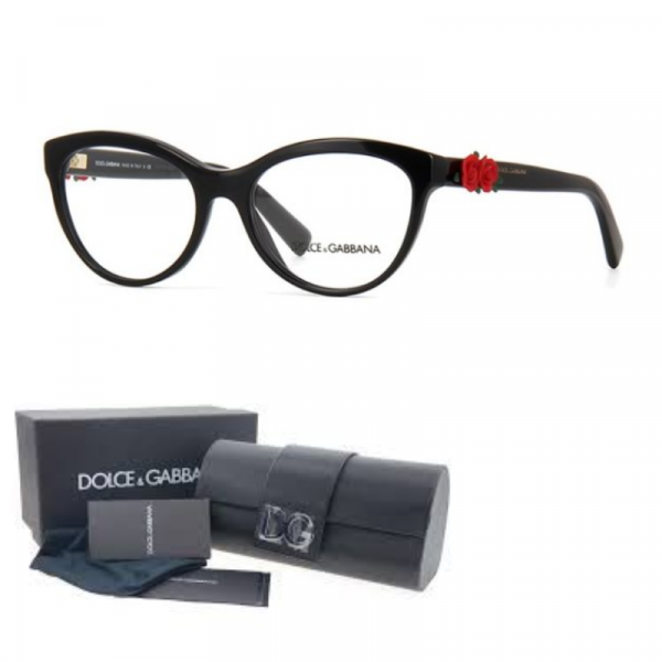 Óculos Dolce e Gabbana DG 3224 501 Acetato Feminino