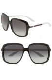 Óculos Gucci Vintage Inspired Stripe Aviator Sunglasses