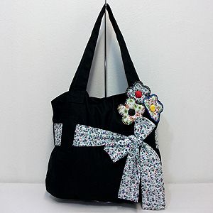 Bolsa Linha Silver em Tecido 4995 Azul Marinho