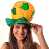 Chapéu Bola Verde e Amarelo -