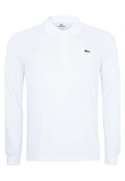 Camisa Polo Lacoste Brand Branca