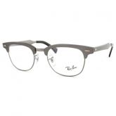 Óculos de Grau Ray-Ban - RX6295 2808 51- Clubmaster Aluminum - Prata