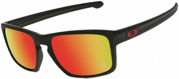 Oakley Sliver Especial Edtion Ferrari Matte Black Rubi Iridium