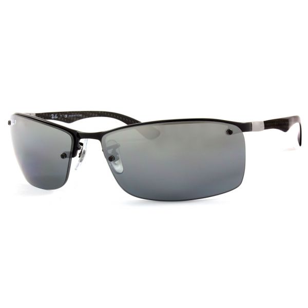 Óculos Ray-Ban RB8315 002/82 63 Tech Cinza Espelhado Polarizado