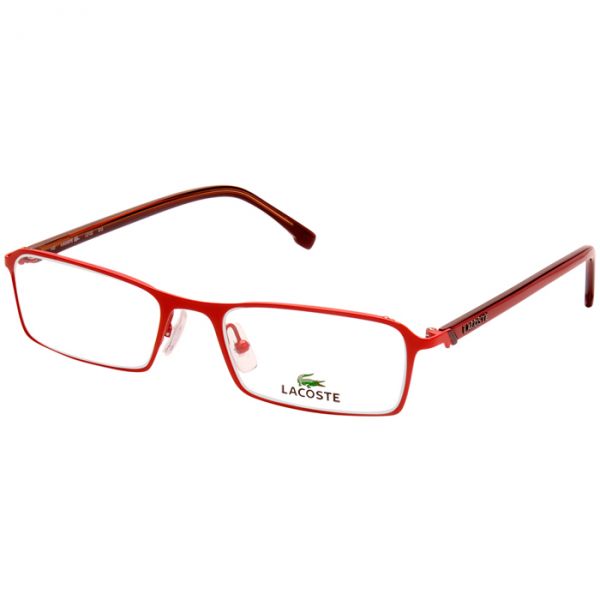 Armação Óculos de Grau Lacoste L2132 Vermelho Fosco
