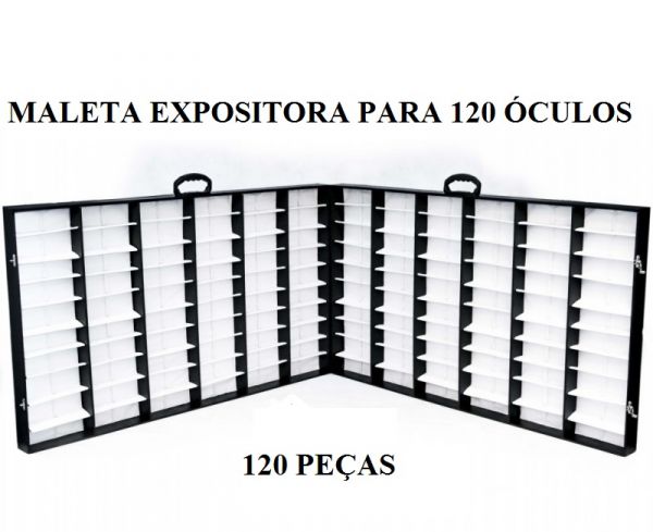 MALETA EXPOSITORA PARA 120 ÓCULOS