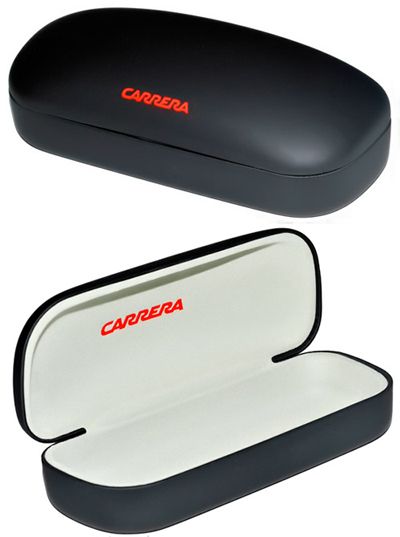 Óculos Carrera 33/S Acetato Médio Preto Brilho Com Cinza