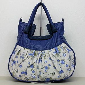 Bolsa People Azul Estampada