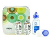 KIT OPTIMA NATURAL LOOK KIT COM 2 LENTES PLANAS (GRAU 0,00) DA MESMA COR