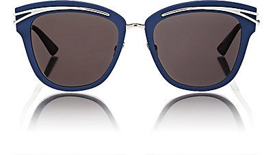 Óculos de sol Então Dior silver blue navy lens grey