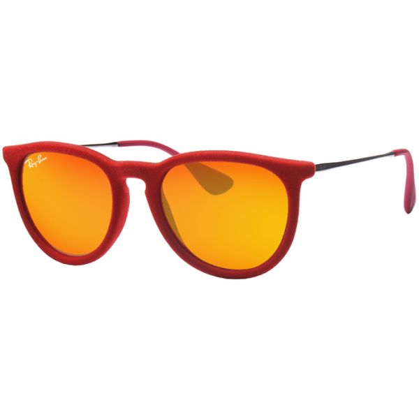 Óculos Ray Ban RB4171 Erika Vermelho de Veludo Espelhado