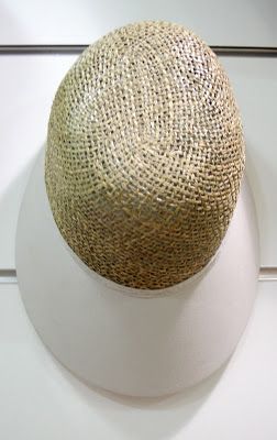 Chapéu de Palha com Aba Tecido