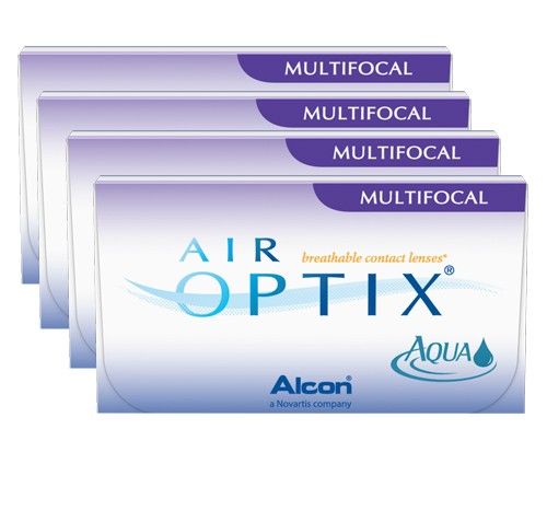 OFERTA COMBO 4 CAIXAS AIR OPTIX AQUA MULTIFOCAL VALOR REFERENTE AO KIT COM 4 CAIXAS