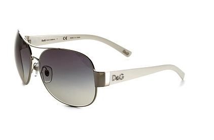 Óculos D&G Aviator Sunglasses Branco