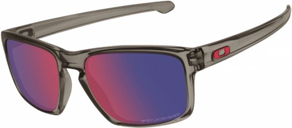 Oakley Sliver grey smoke positive red iridium polarized 9262-11