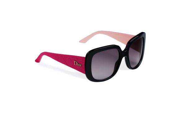 DIOR LADY LADY 1 ÓCULOS DE SOL PRETO E ROSA