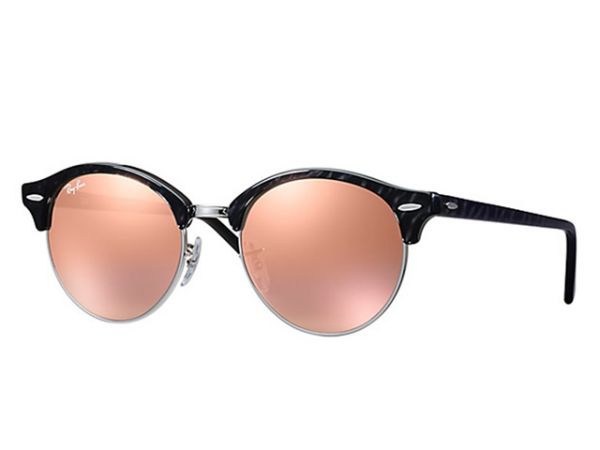 Óculos Ray Ban Clubround RB4246 1197Z2 Metal Unissex