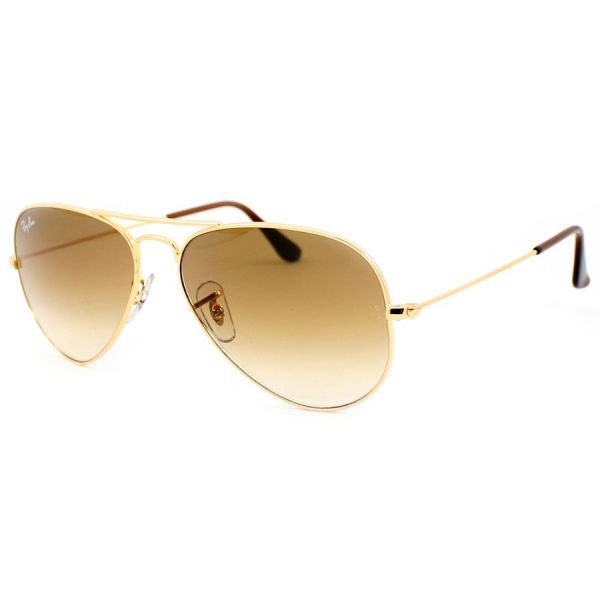 Ray-Ban RB3025 001/51 58 Aviator Pequeno Marrom Degradê - Óculos de Sol