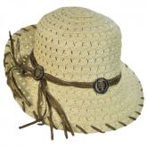 Chapéu de Palha-Costure Hat Rolo Brim