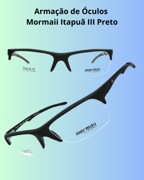 Armação de Óculos Mormaii Itapuã III Preto