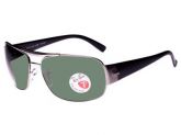 Ray Ban Metal Polarizado Preto com Grafite RB3357