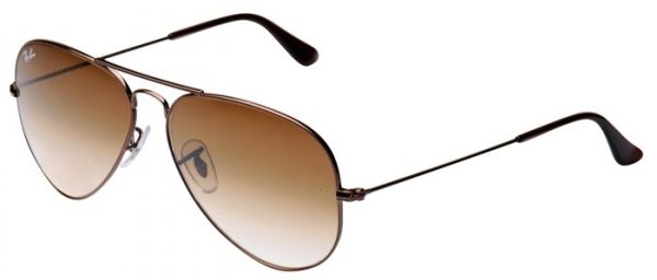 Óculos De Sol Ray Ban Metal RB3025 Aviador Cobre Unissex