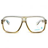 Óculos de Grau Absurda Calixtin - Transparente / Marrom - 2545 597 60 Tam 60