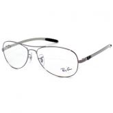 Óculos de Grau Ray-Ban - RX8403 2502 56 - New Aviator - Fibra de Carbono - Grafite