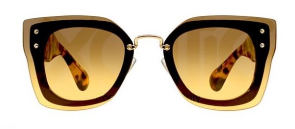 ÓCULOS DE SOL MIU MIU 04RS HAVANA AMARELO