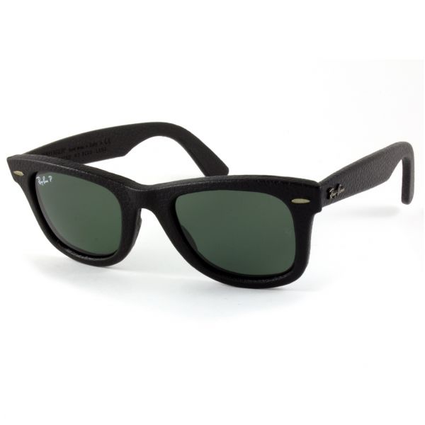 Óculos Ray-Ban RB2140QM 1152/N5 50 Wayfarer Couro Médio G15 Polarizado