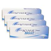 OFERTA COMBO 4 CAIXAS 1-DAY ACUVUE MOIST VALOR REFERENTE AO KIT COM 4 CAIXA