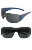 Óculos Prada Rimless Wrap Sunglasses 000432
