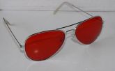 Óculos Modelo RDO Aviador Lentes Vermelha