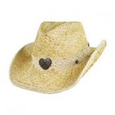 Coração Bead ocidental do chapéu de vaqueiro