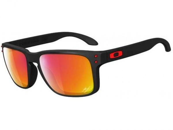 Oakley Holbrook Ducati Matte Black Ruby Iridium