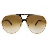 Evoke Havana 01 Gold Monel Laser Brown Gradient - Óculos de Sol